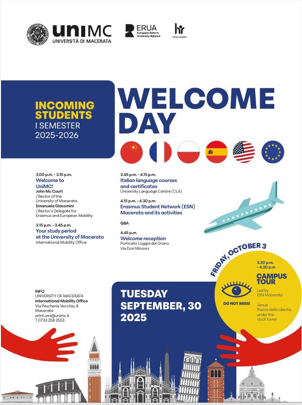 Welcome Day for Incoming Exchange Students 1st term a.y. 2025-2026