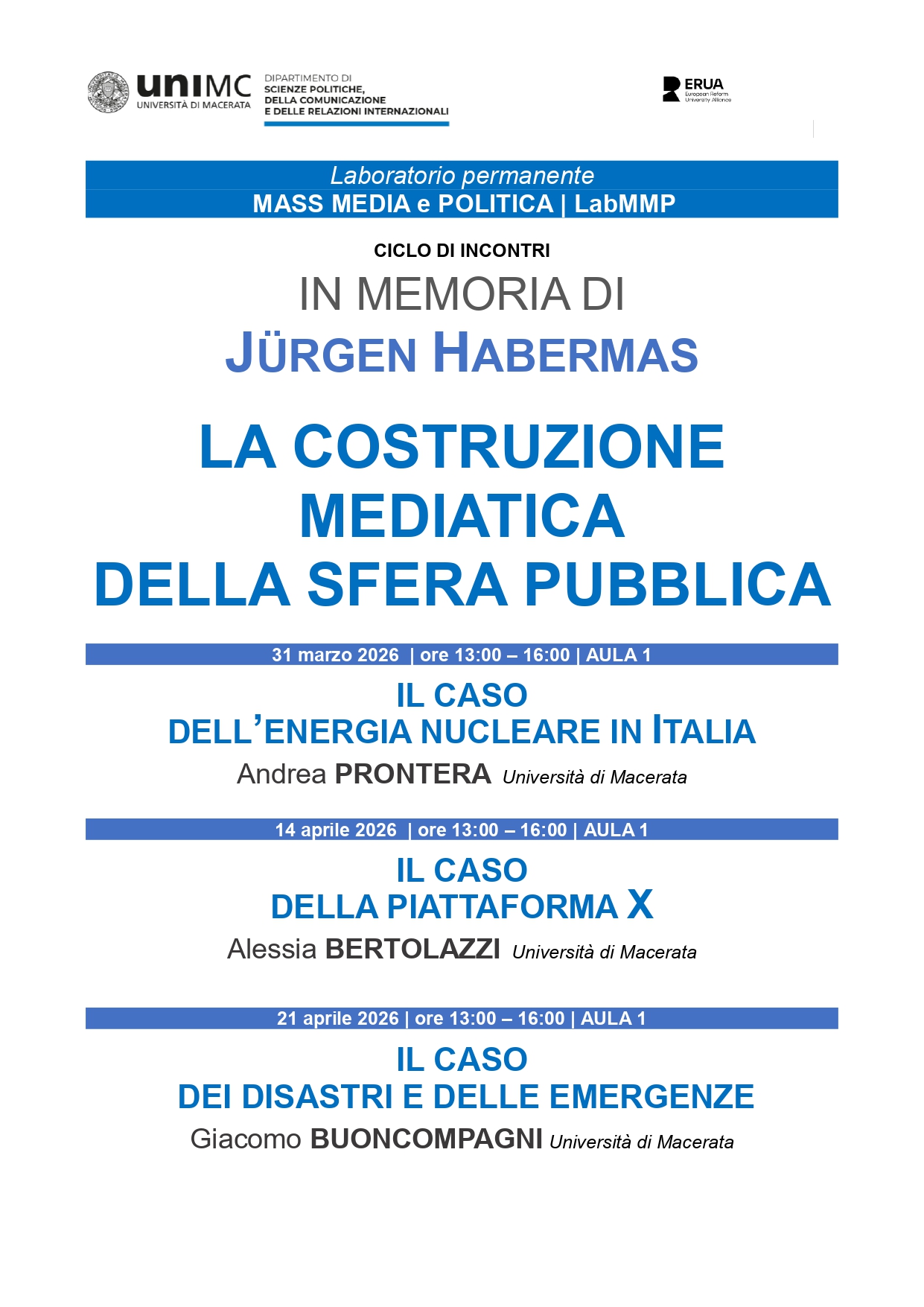 La costruzione mediatica della sfera pubblica