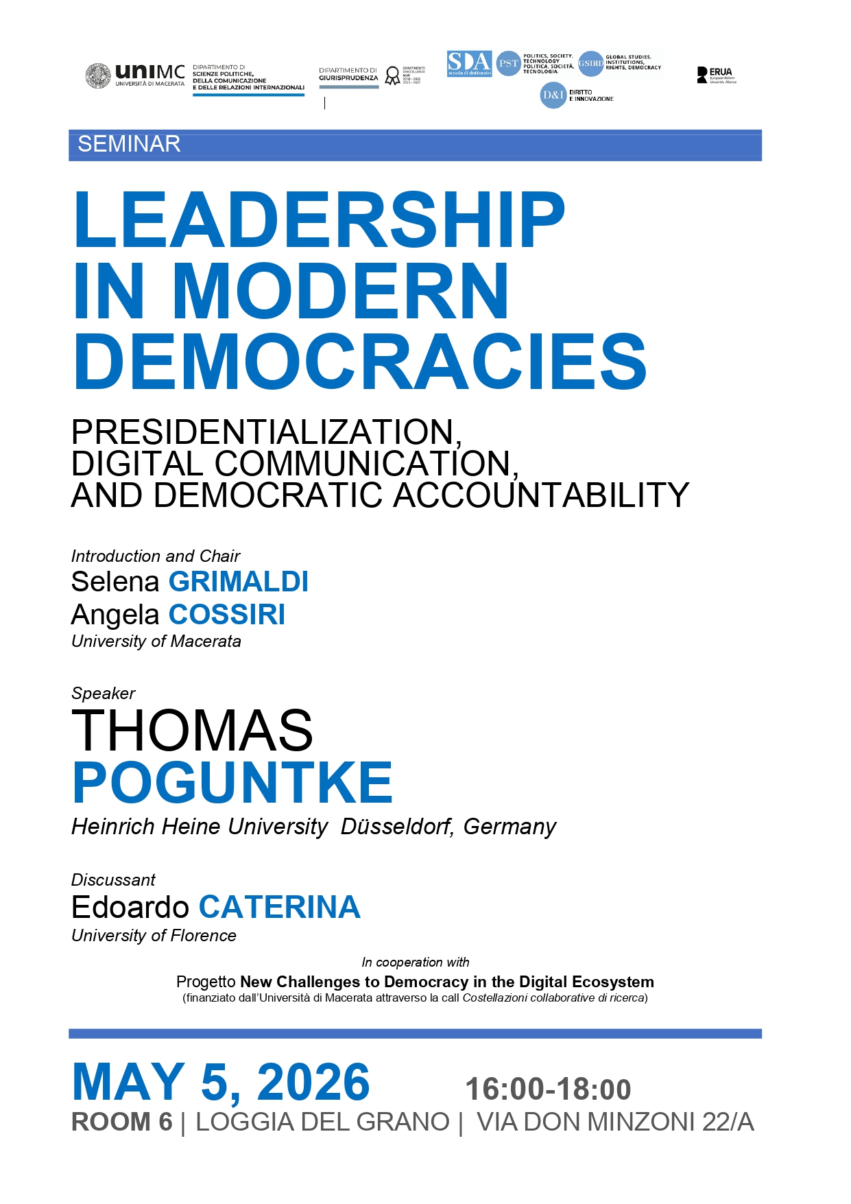 LEADERSHIP IN MODERN DEMOCRACIES