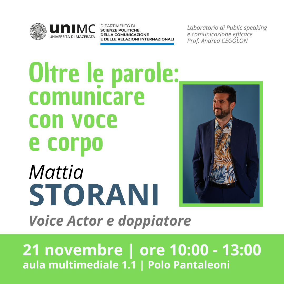 Oltre le parole: comunicare con voce e corpo