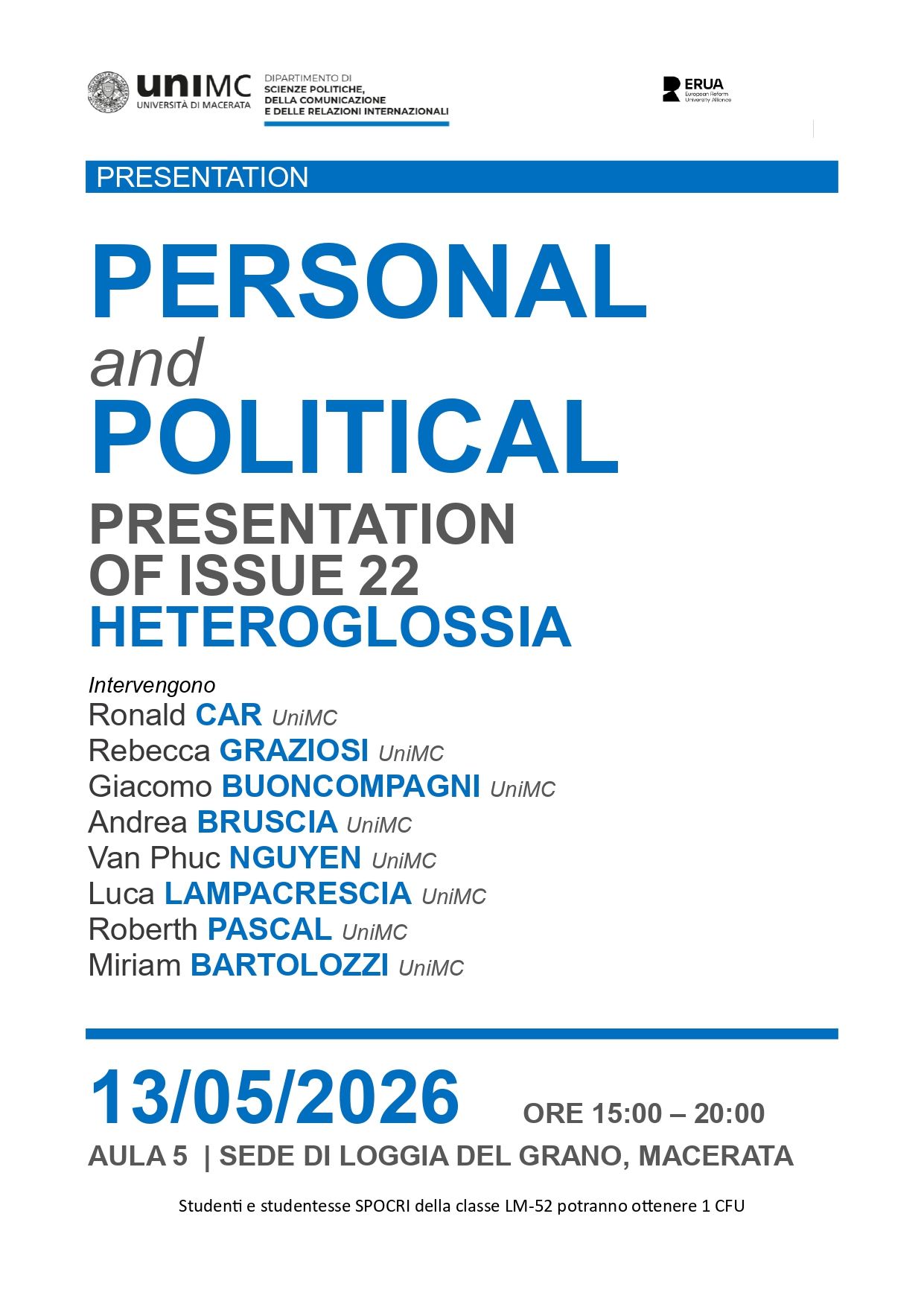 PERSONAL  and  POLITICAL