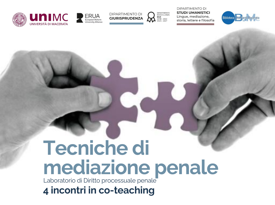 Laboratorio Tecniche di mediazione penale