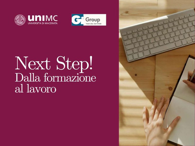 Percorso formativo online. NEXT STEP! Dalla formazione al lavoro Percorso formativo online. NEXT STEP! Dalla formazione al lavoro