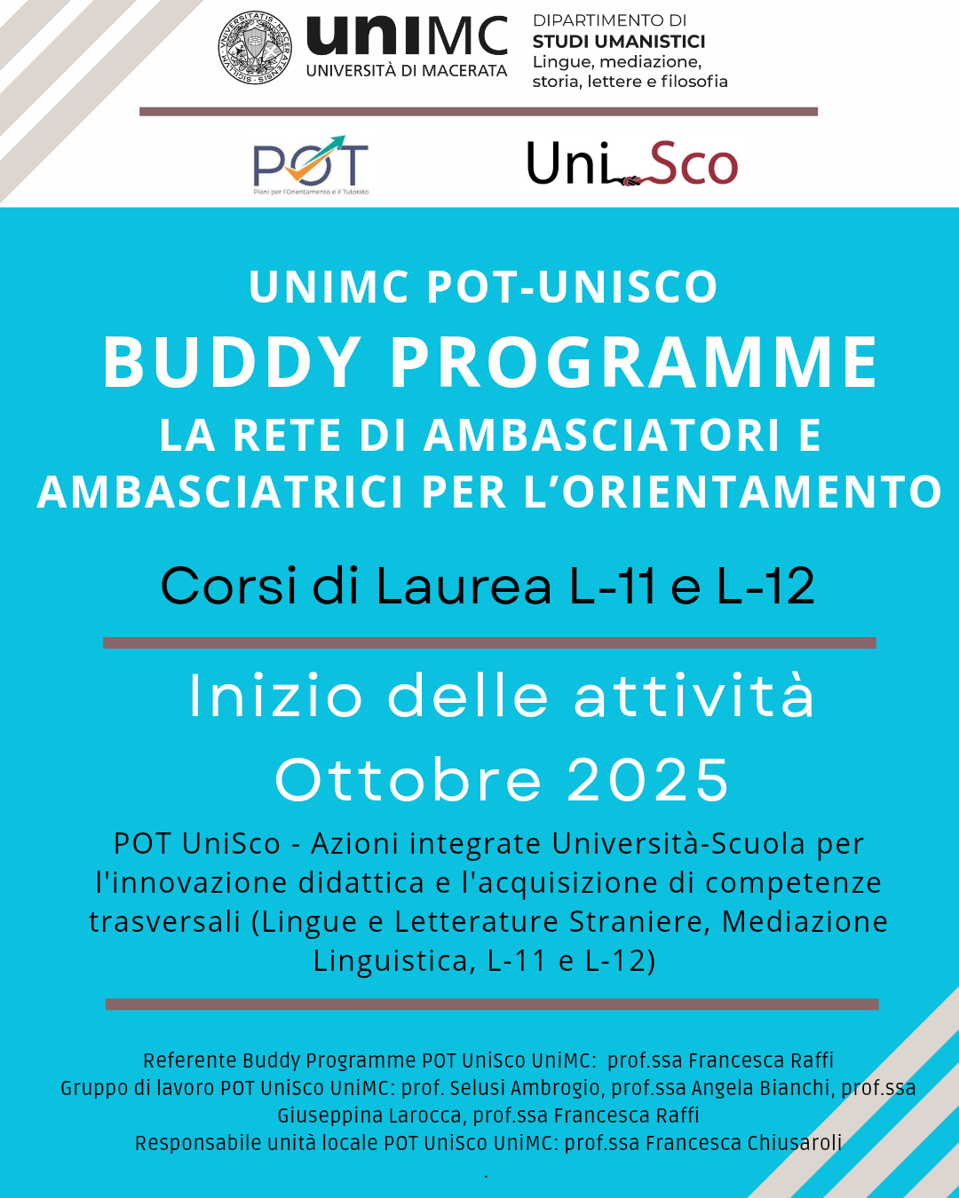 Buddy Programme POT UniSco