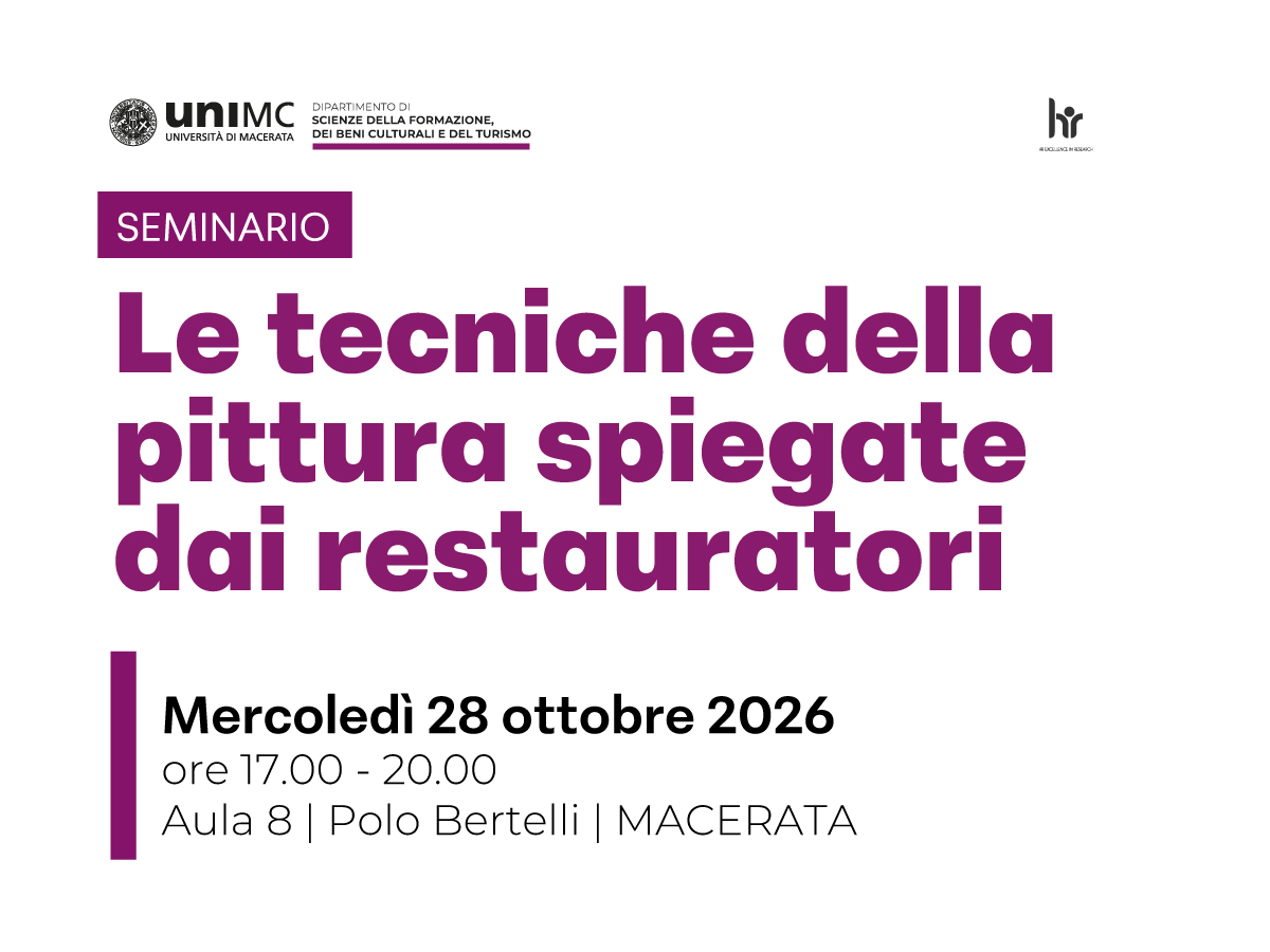 Seminario: Le tecniche della pittura spiegate dai restauratori