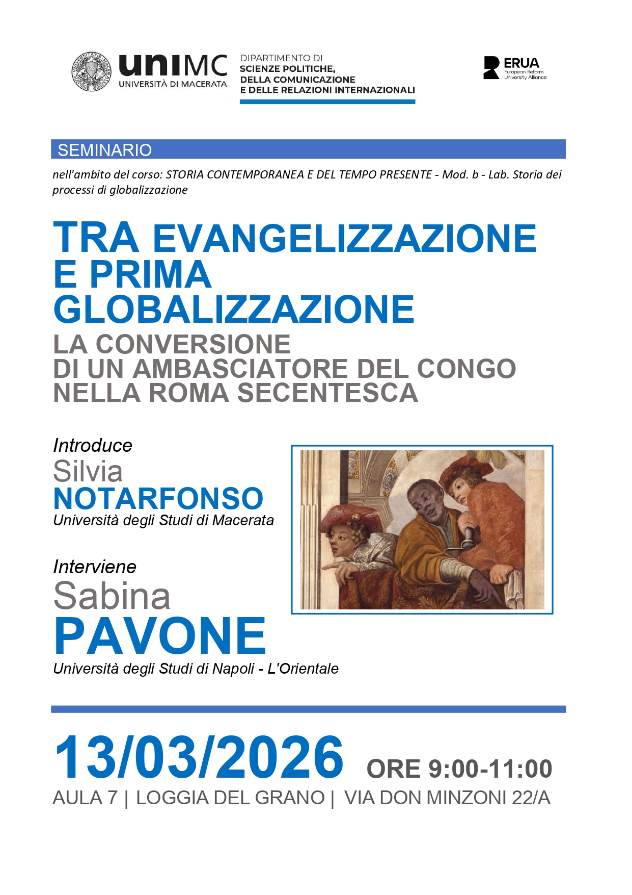 Tra evangelizzazione e prima globalizzazione