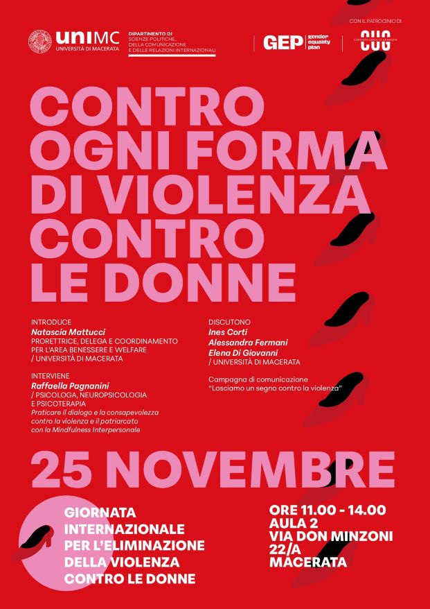 CONTRO OGNI FORMA DI VIOLENZA CONTRO LE DONNE