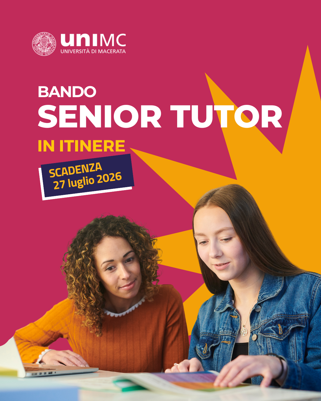 Unimc cerca Senior Tutor in itinere